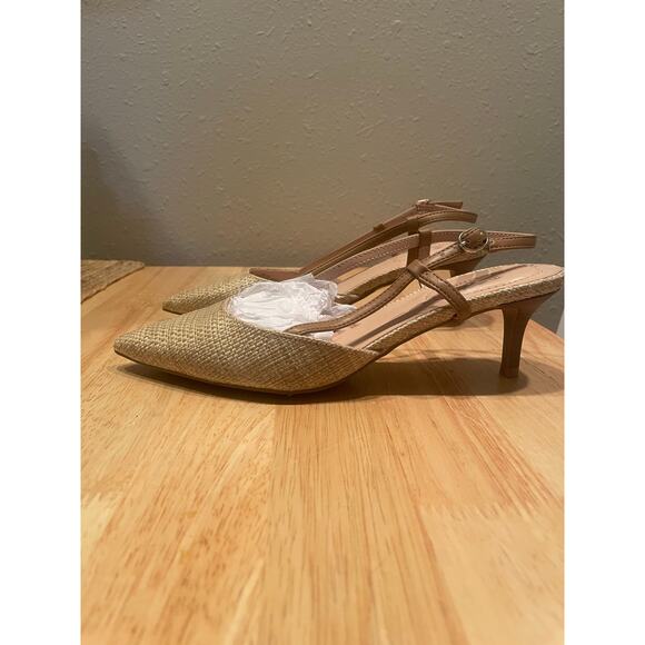 Bandolino Movito Women's Pump, Size 8, Flax Linen Color, S99 - Picture 5 of 10